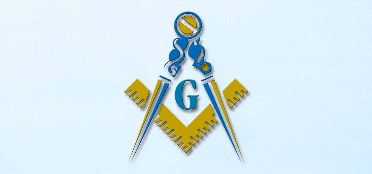 Masonic Lodge Blue Faux